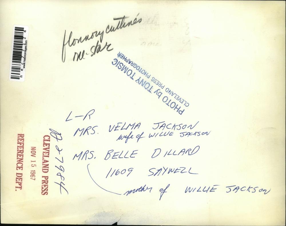 1967 Press Photo Mrs. Velma Jackson and Mrs. Belle Dillard