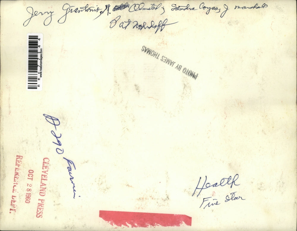 1960 Press Photo Jerry Giantonio, Sandra Coyas, and Pat Nohrhoff