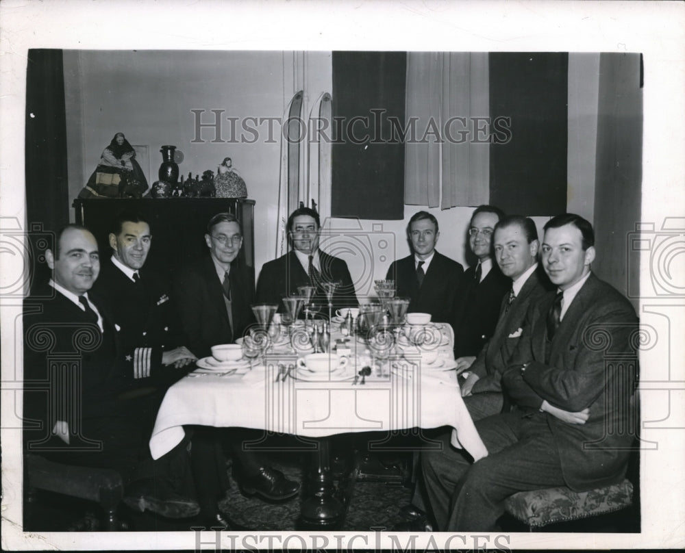 1946 Press Photo Harvard men attending meeting of Big 3 Ministers Conference