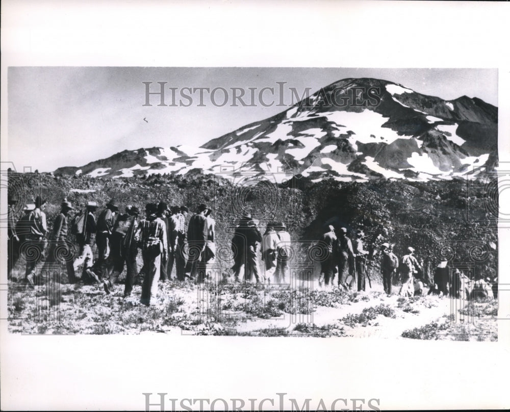 1955 Press Photo West Coast Scout explored Pacific West Trail.