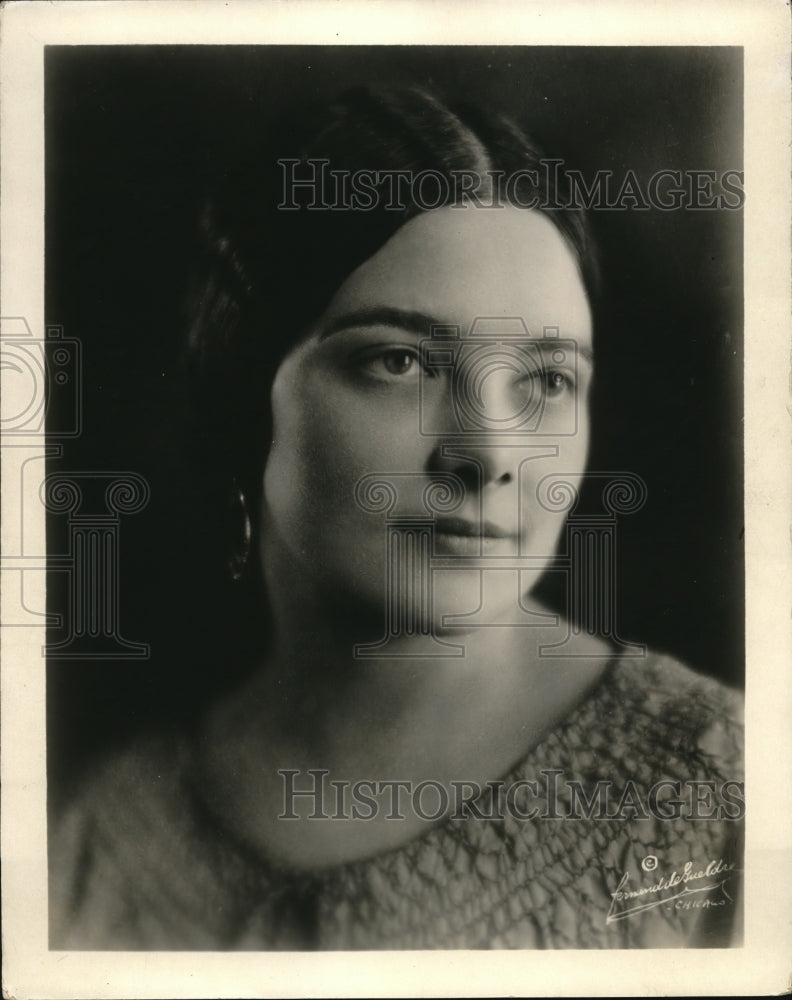 1929 Press Photo Lucille Long contralto to sing Gypsy Love in Chicago