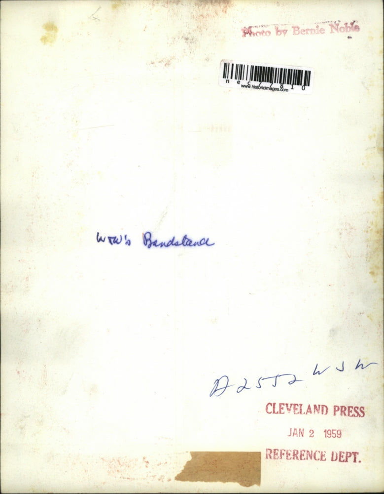 1959 Press Photo WPU's Banstand