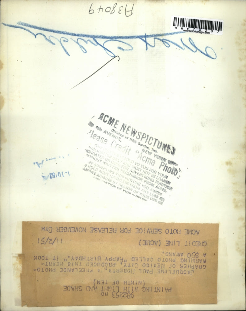 1951 Press Photo Jacqueline P RRoberts award winning photo of Mexican kids