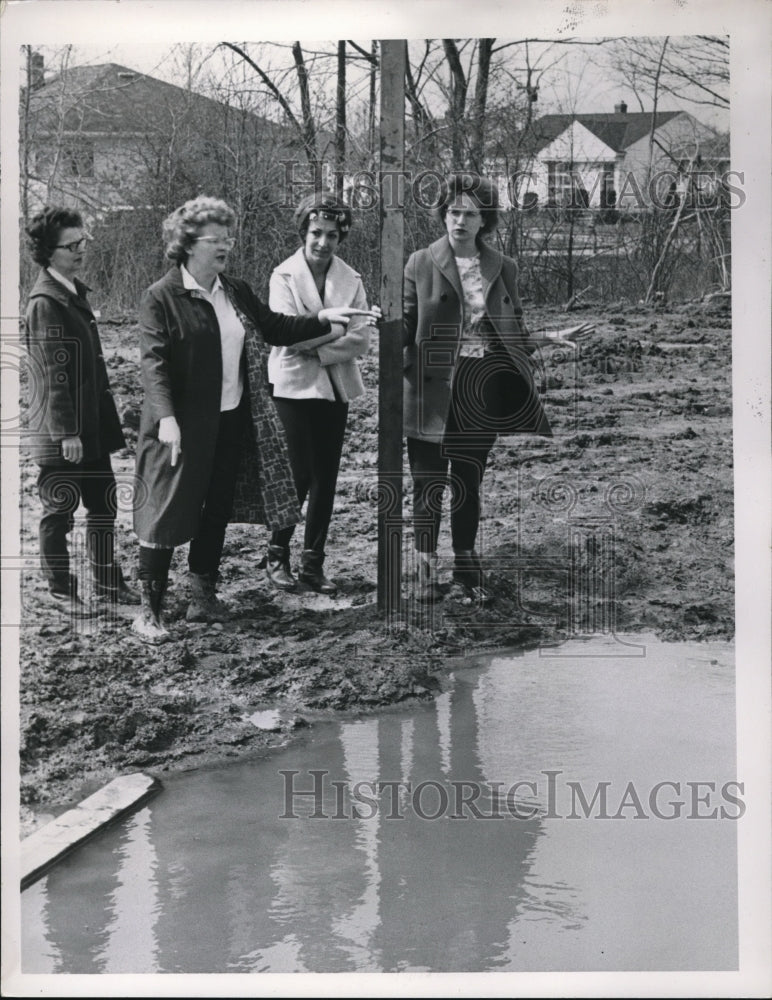 1966 Press Photo Mrs. Anthony Matisko, Mrs. Wm Miller, Mrs. Wm Mirovik
