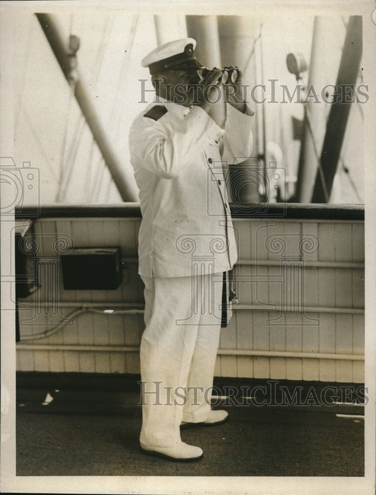 1926 Press Photo Captain Charlee McDonald of the SS Munamar - nec78320