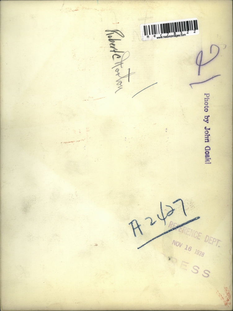 1938 Press Photo Robert C. Norton