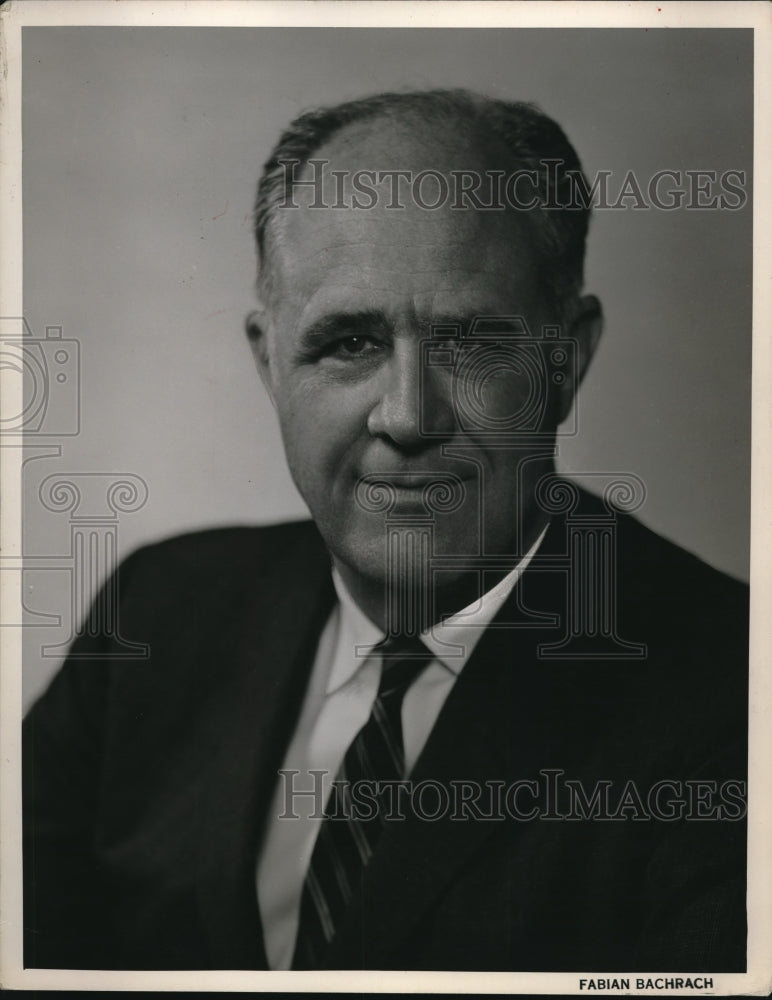 1958 Press Photo Frank Morrison Democratic Senate