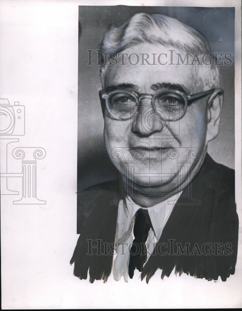 1954 Press Photo Senator Henry Dworshak