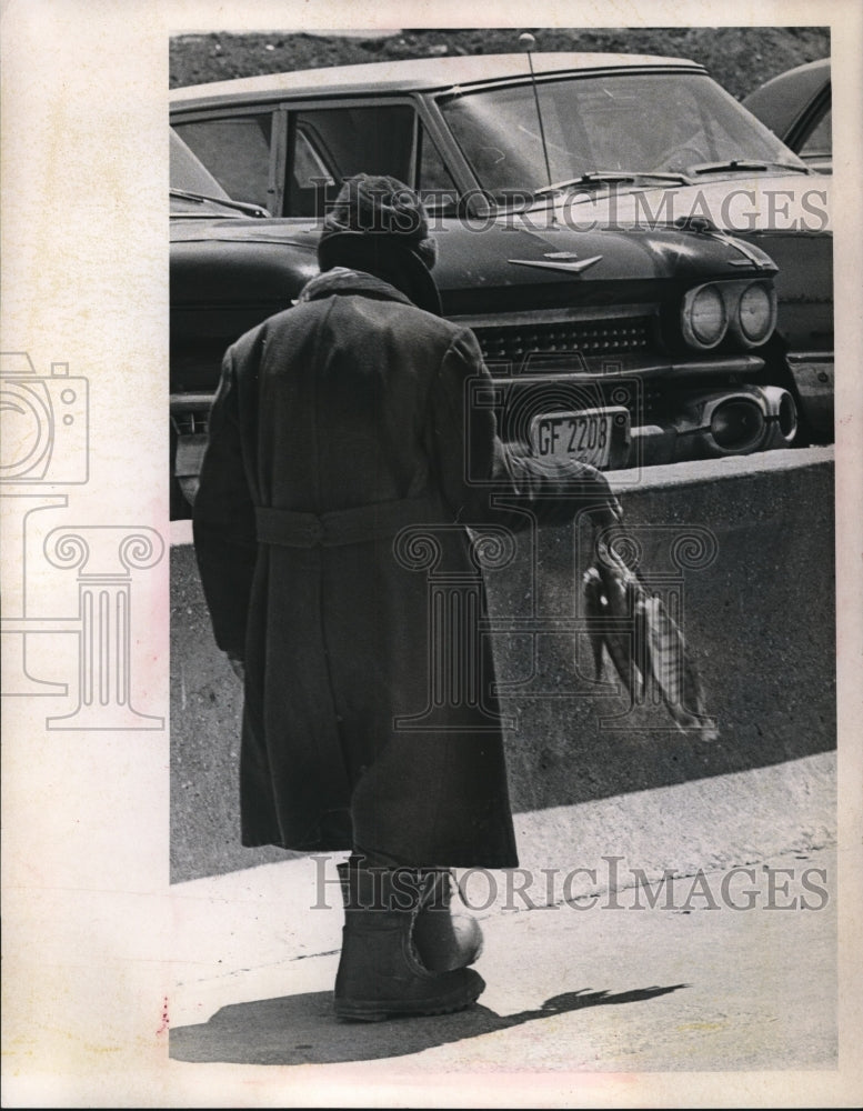Load image into Gallery viewer, 1975 Press Photo Fish for Sale Man offers his catch to motorists
