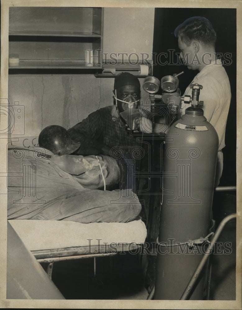 1954 Press Photo Pete Siwell and James Bowen