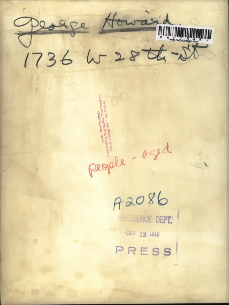 1940 Press Photo George Howard