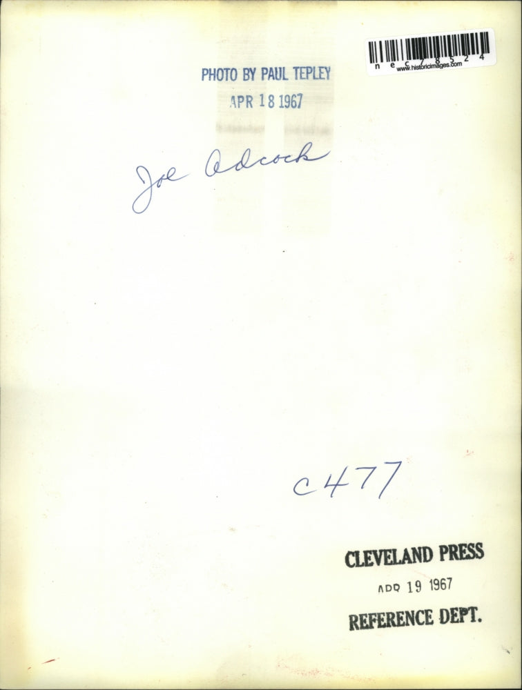 1967 Press Photo Joe Adcock