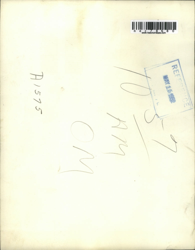 1952 Press Photo Unemployed Air Force Joseph Saccomano at the rooftop of Our