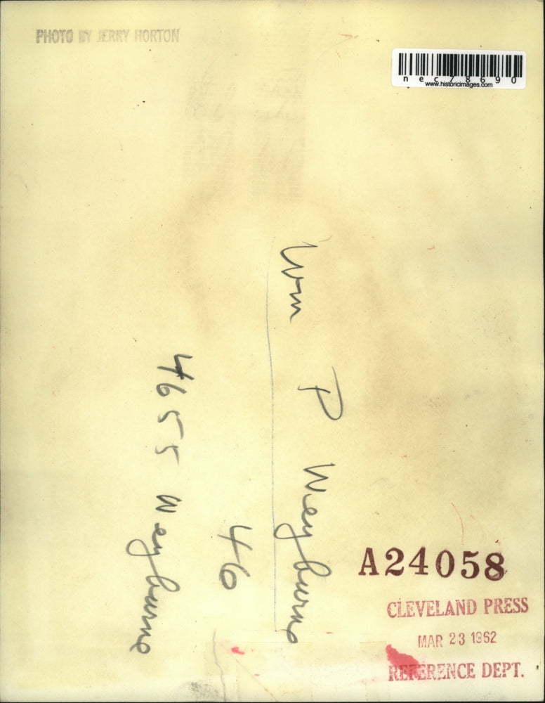 1952 Press Photo Wm P Weyburns