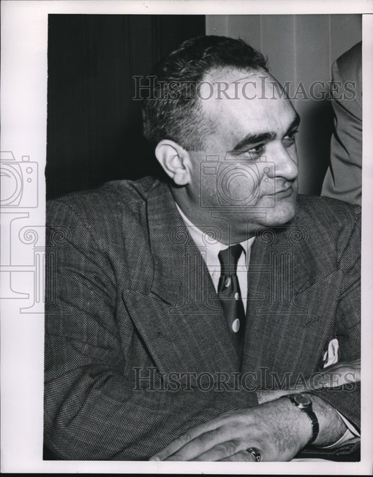 1954 Press Photo Lou Nichols of the FBI