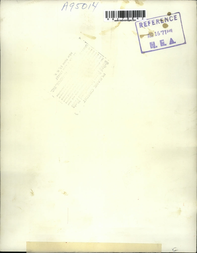 1971 Press Photo Ft Meade Md Col Oran K Henderson court martial in Mai Lai mass,