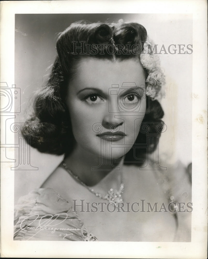 1946 Press Photo Genevieve Rowe