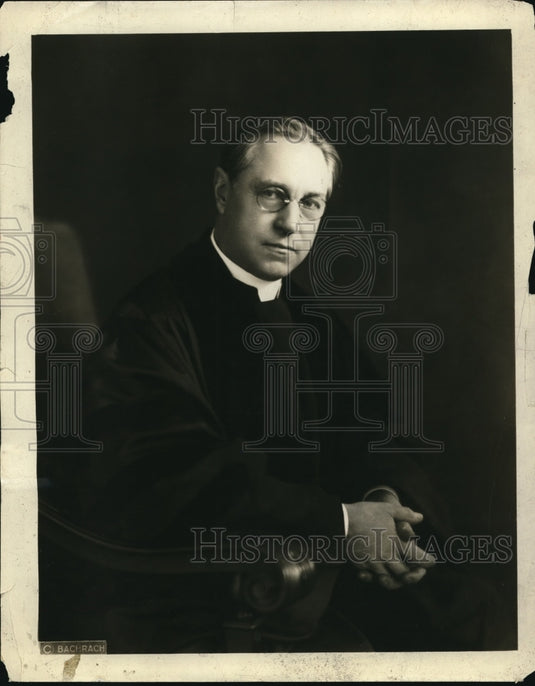 1937 Press Photo Rev. Morris H. Turk D.D. Pastor of Historic Williston Church
