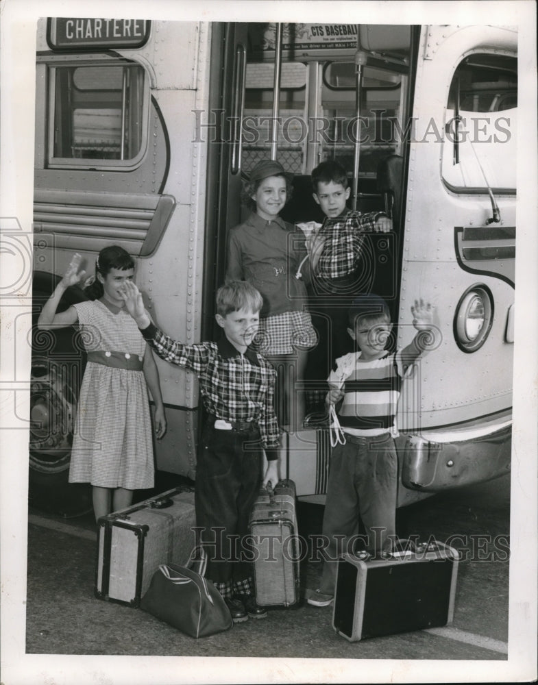 1953 Press Photo Roaslie Walker II, Brian Glick, Gregg Steinbrenner