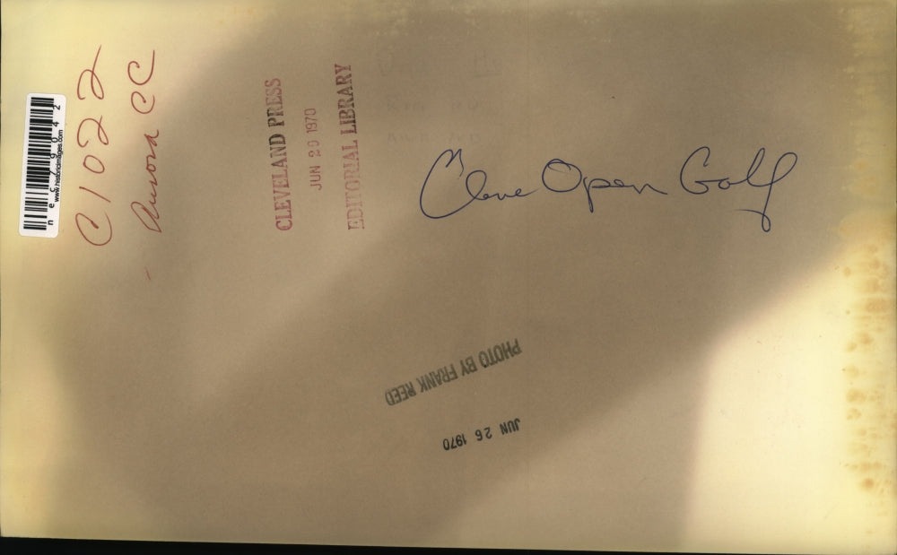 1970 Press Photo Cleveland Open Golf - nec79042