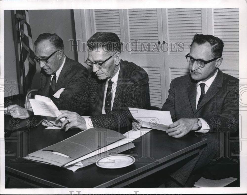 1952 Press Photo Donald Hornbeck,AL De Maioribus,SAul Stillman GOP execs