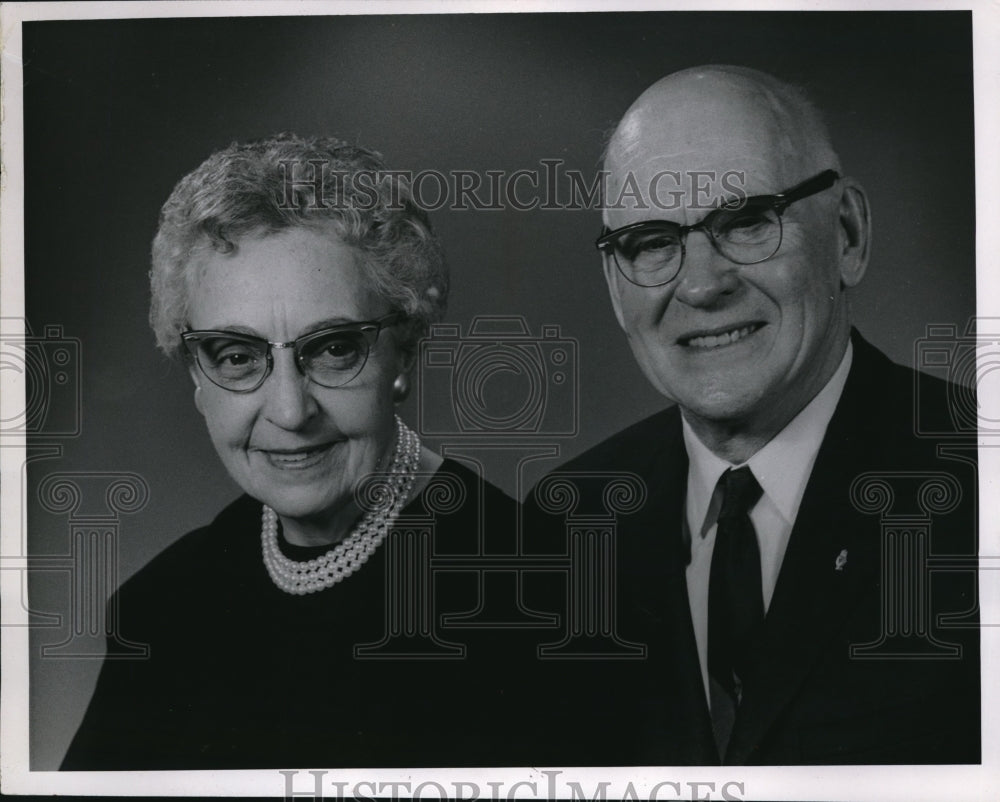 1967 Press Photo Mr and Mrs. George gibbons Golden Anniversary