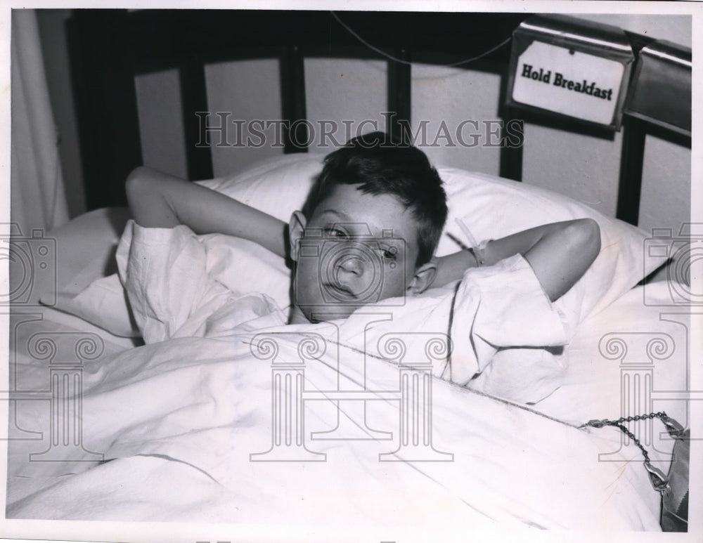 1958 Press Photo Jerry Gughliemotto Grace Hospital