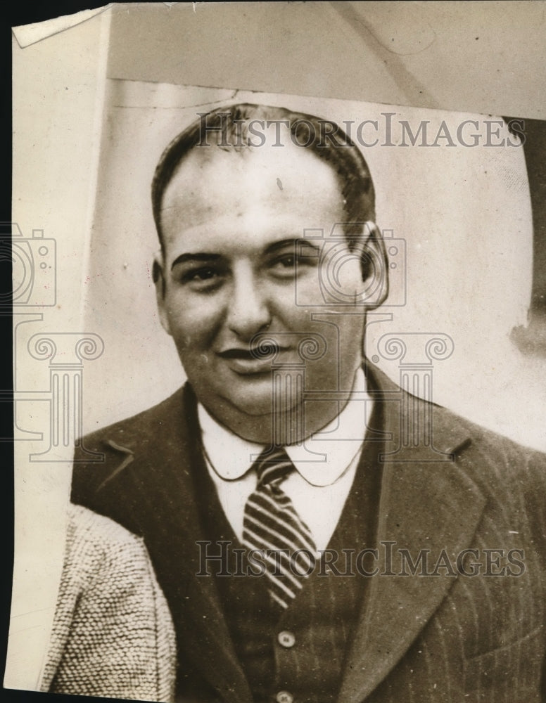 1934 Press Photo Abraham Bronfman Canadian Whiskey Magnate