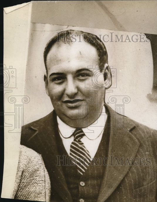 1934 Press Photo Abraham Bronfman Canadian Whiskey Magnate