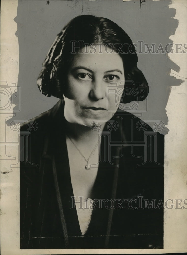 1924 Press Photo Mrs. Florence Gardiner Farley, Democratic National Committee