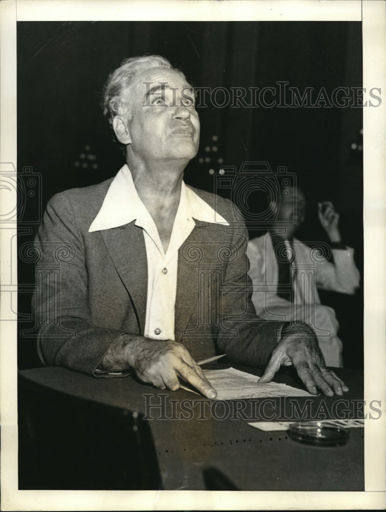 Load image into Gallery viewer, 1938 Press Photo The Dies House Committee Francis Verdi playwright
