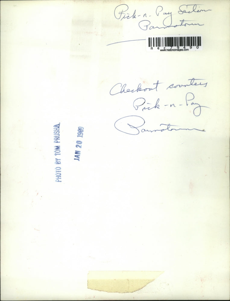 1969 Press Photo Pick N Pay checkout counters