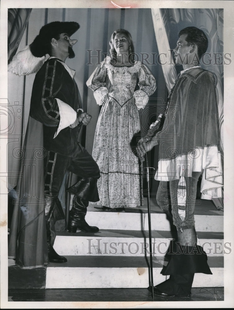 1969 Press Photo Student of Parma High School in Stage Play.