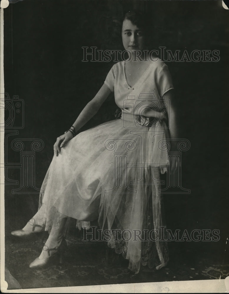 1926 Press Photo Donna Virginia Patrizi Dau of Donna Irancesca nee Cooper.