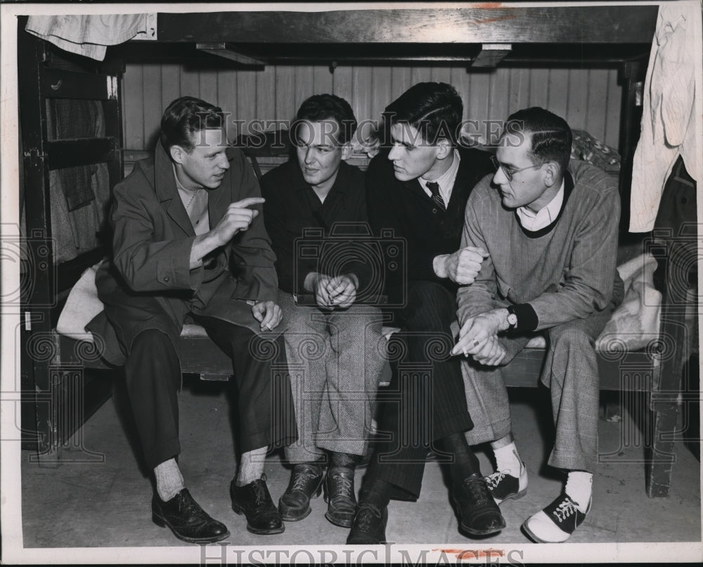 1946 Press Photo David D. Jyace, Don McCardle, Gates Mills, Daniel Griffin, C