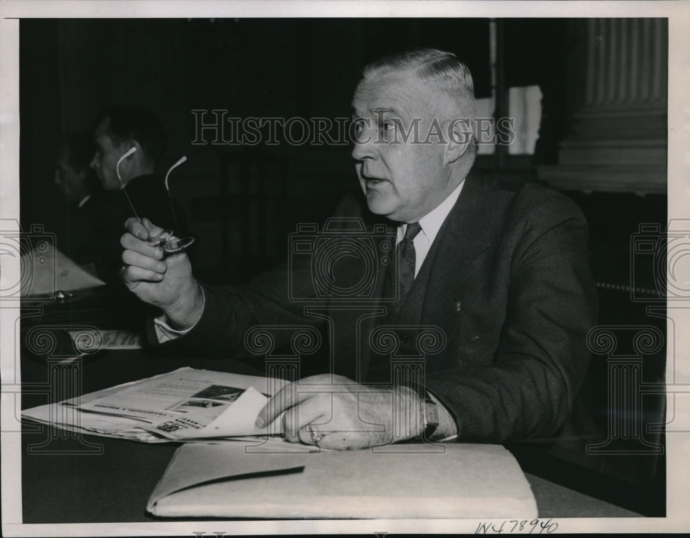 1938 Press Photo Portland Chief Captain John Keegan