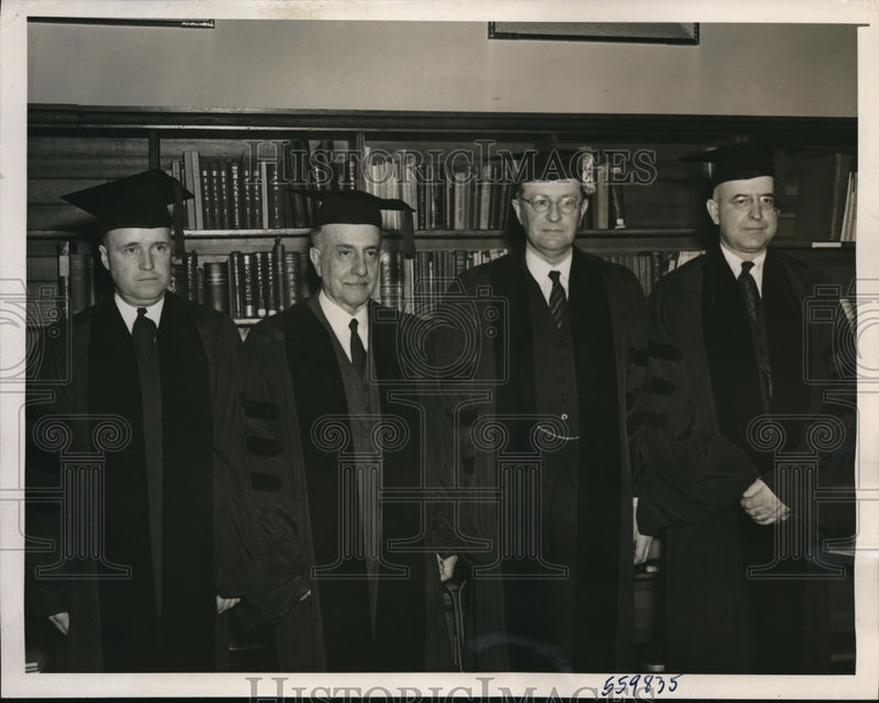 Load image into Gallery viewer, 1940 Press Photo Dr. Stearns, Del Campo, The Marqouess of Lothian, &amp; Beed
