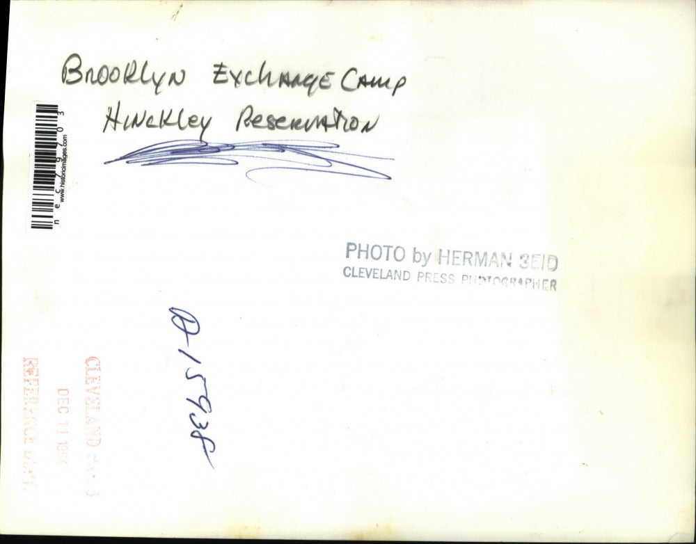 1956 Press Photo Brooklyn Exchange Camp Hinkley Reservation