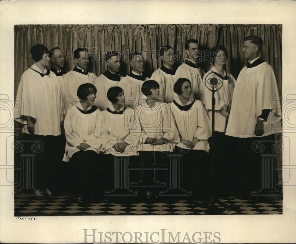 1926 Press Photo KOA Chapel Singer- Historic Images