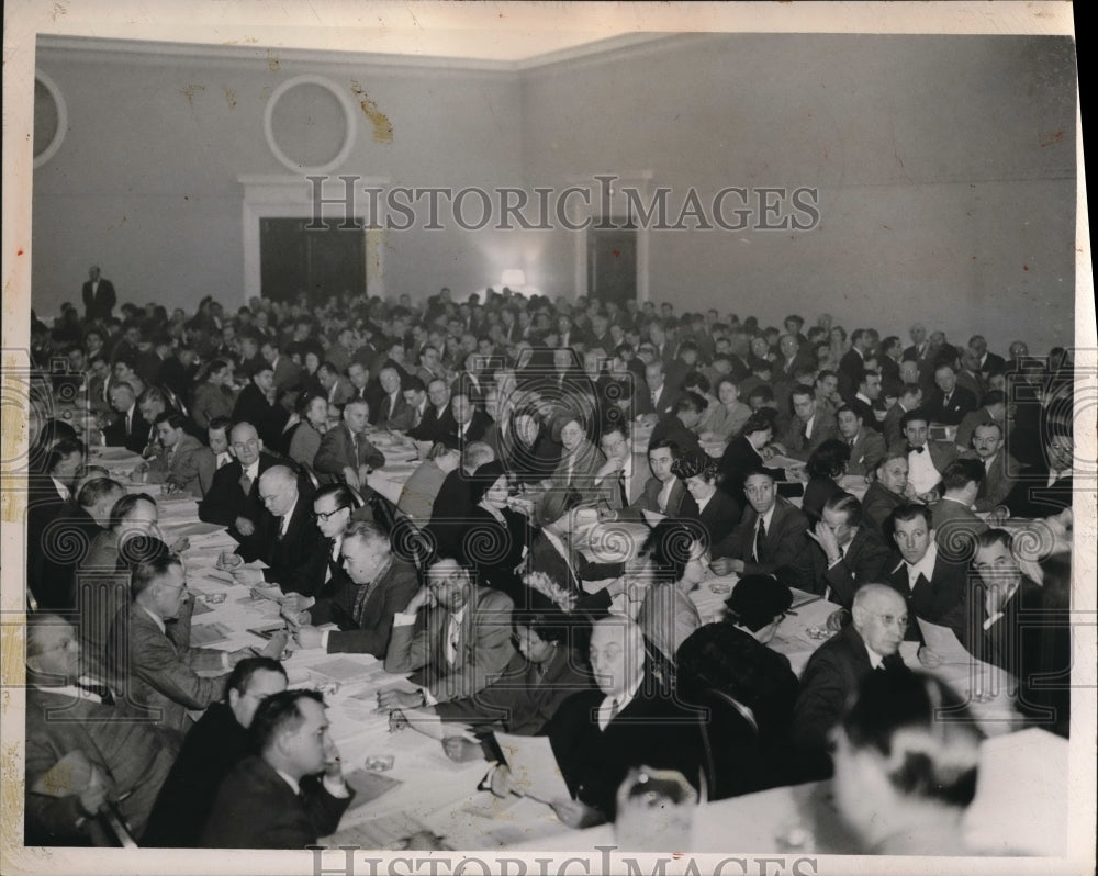 1948 Press Photo Income Tax School