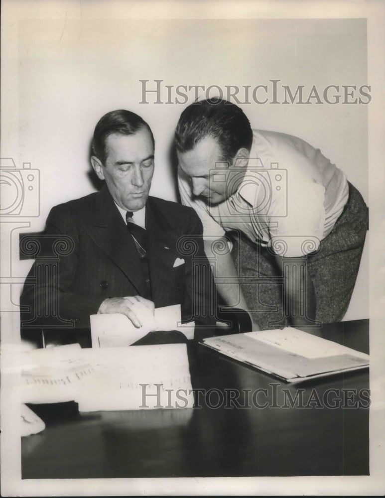 1939 Press Photo Wilint Miller was ousted from office by Gov. Rivers