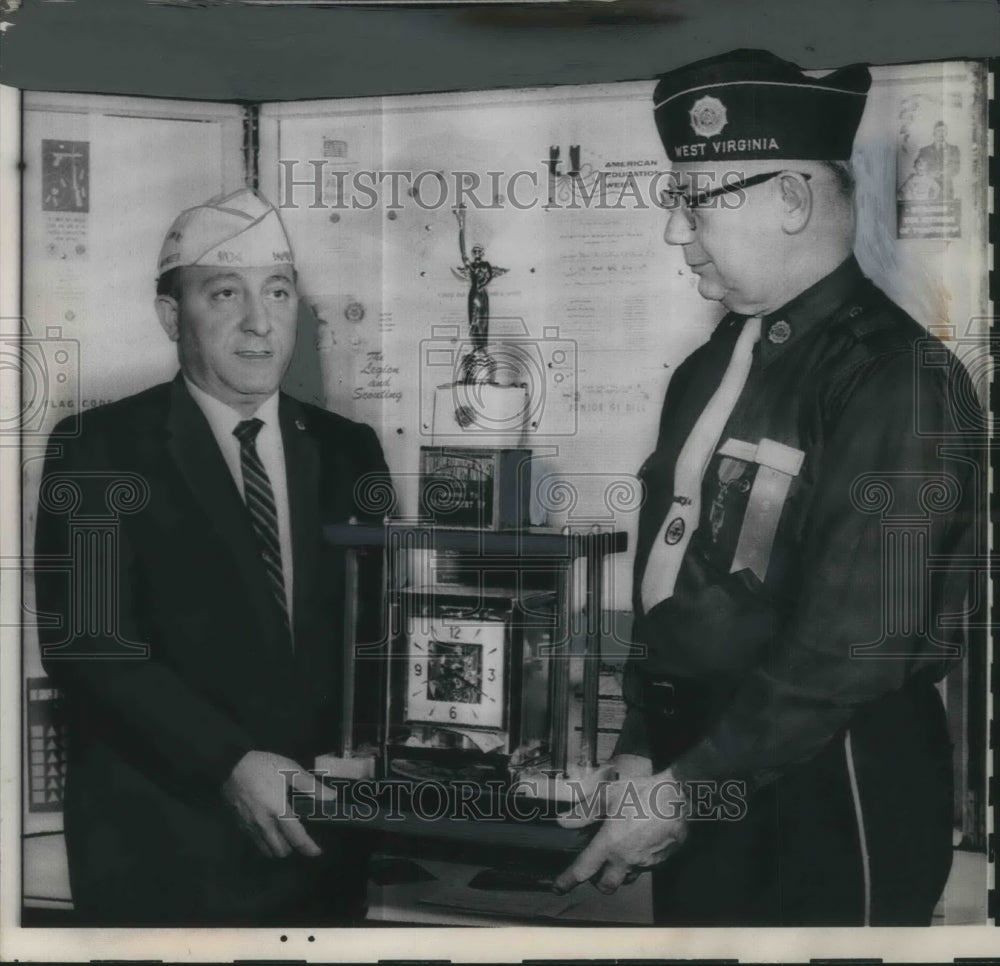 1962 Press Photo Las Vegas, Nevada American Legion Louis Grace, CA Tesch