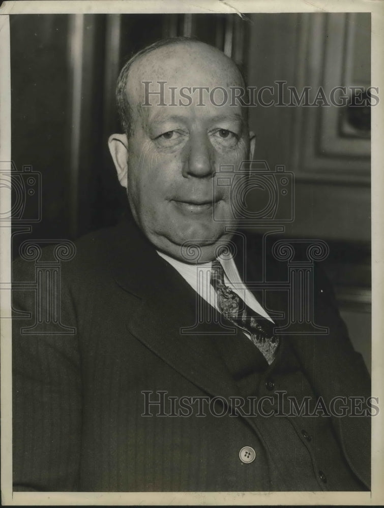 1929 Press Photo Commissioner John F Murray Jr in Newark NJ