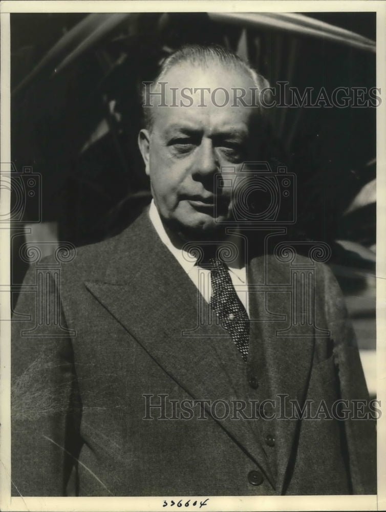 1936 Press Photo Sir Charles Higham, Prominent British Advertising Man