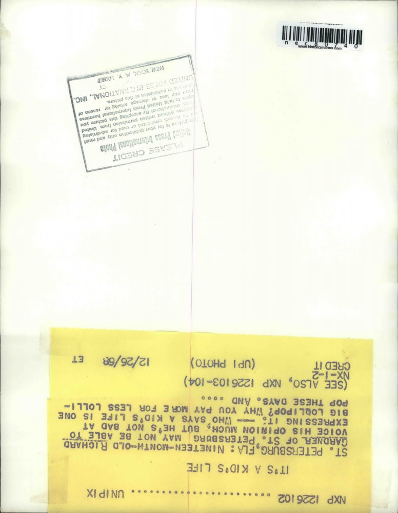 Load image into Gallery viewer, 1968 Press Photo Richard Gardner, 9-month-old of St. Peterburg
