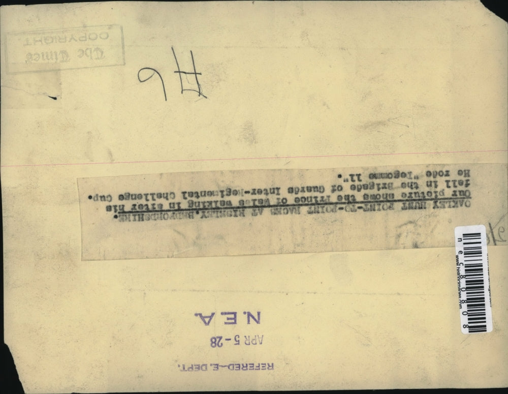 1928 Press Photo Prince of Wales-Oakley Hunt Races at Rissley Bradfordshire