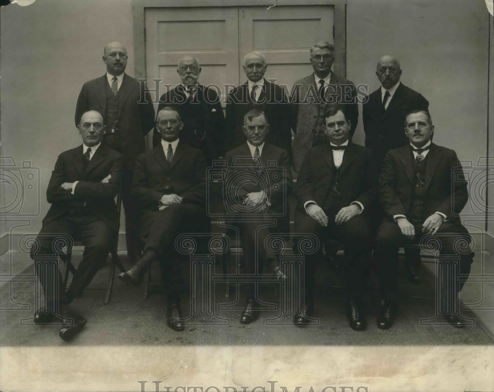 1923 Press Photo Sec of Agriculture Wallace & Directors & Bureaue of CHief