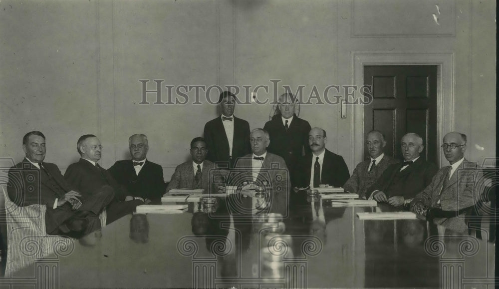1923 Press Photo Cuban delegates headed by Cuban President son-in-law Dr Celso
