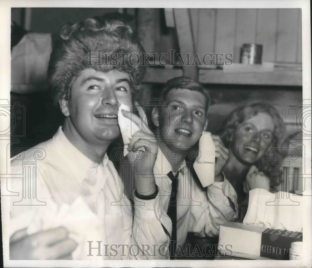 1950 Press Photo Harvard Univ in Mass, Frank MacCormack,Chas Parks,David Owsley