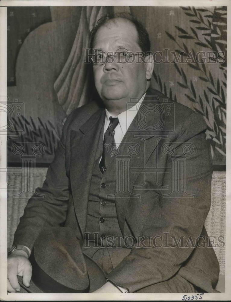 1939 Press Photo Professor Samuel Harper